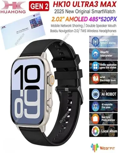 ساعت هوشمند ویرفیت مدل HK10 ultra3 max--2