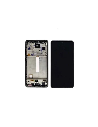 تاچ ال سی دی سامسونگ SAMSUNG A52S / A528 اورجینال صد در صد شرکتی با فریم--0